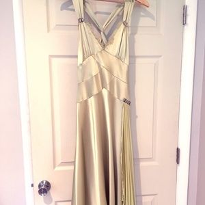 Caché formal midi dress